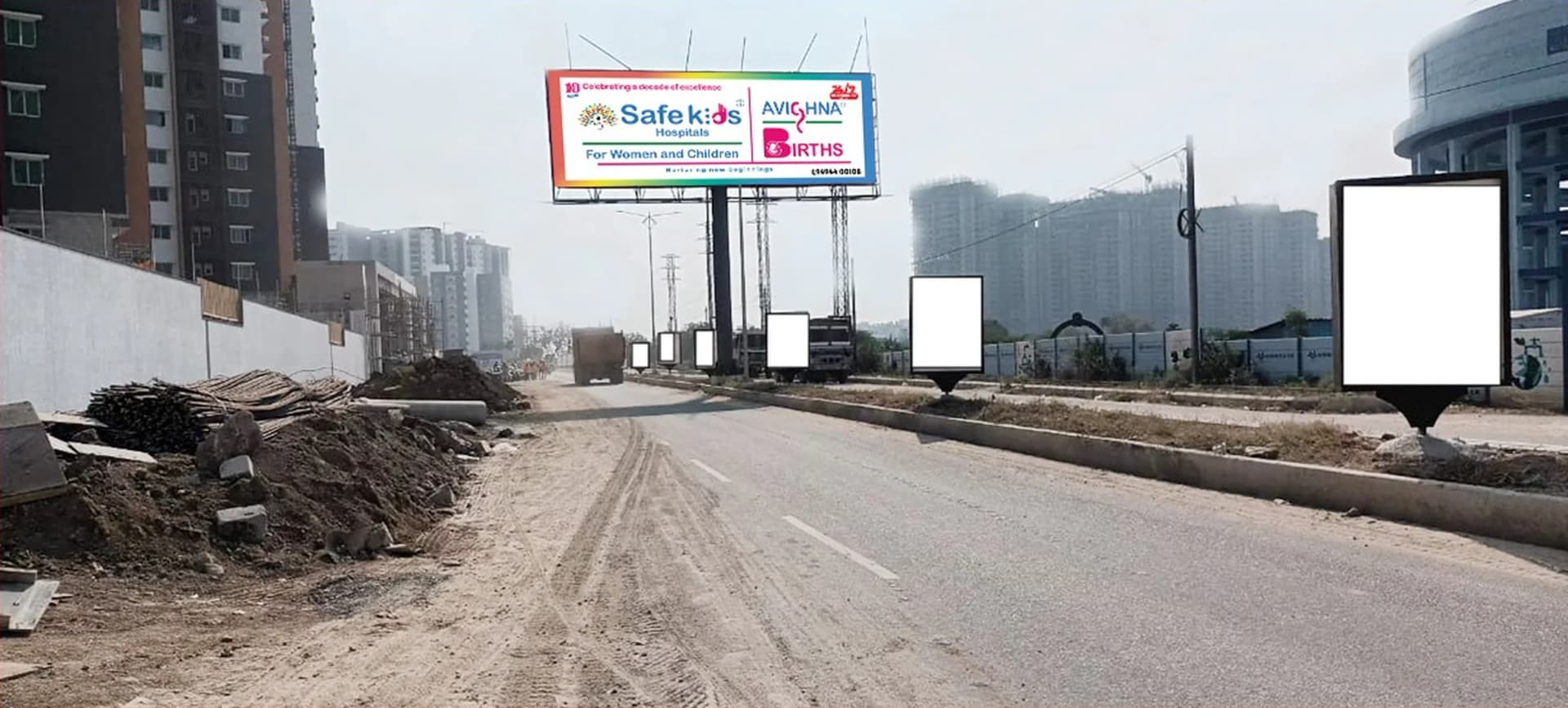 Vattinagulapally-Osmannagar Road, HMWSSB Water Tank