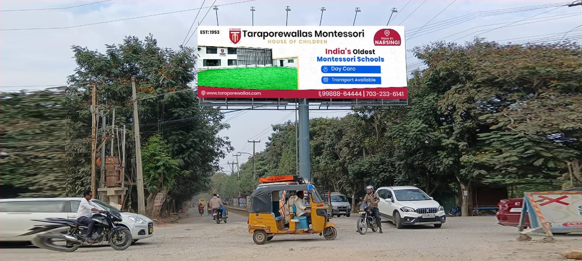 Tellapur Beside Aliens Space Station Apartments, HUDA Kaman Divider End