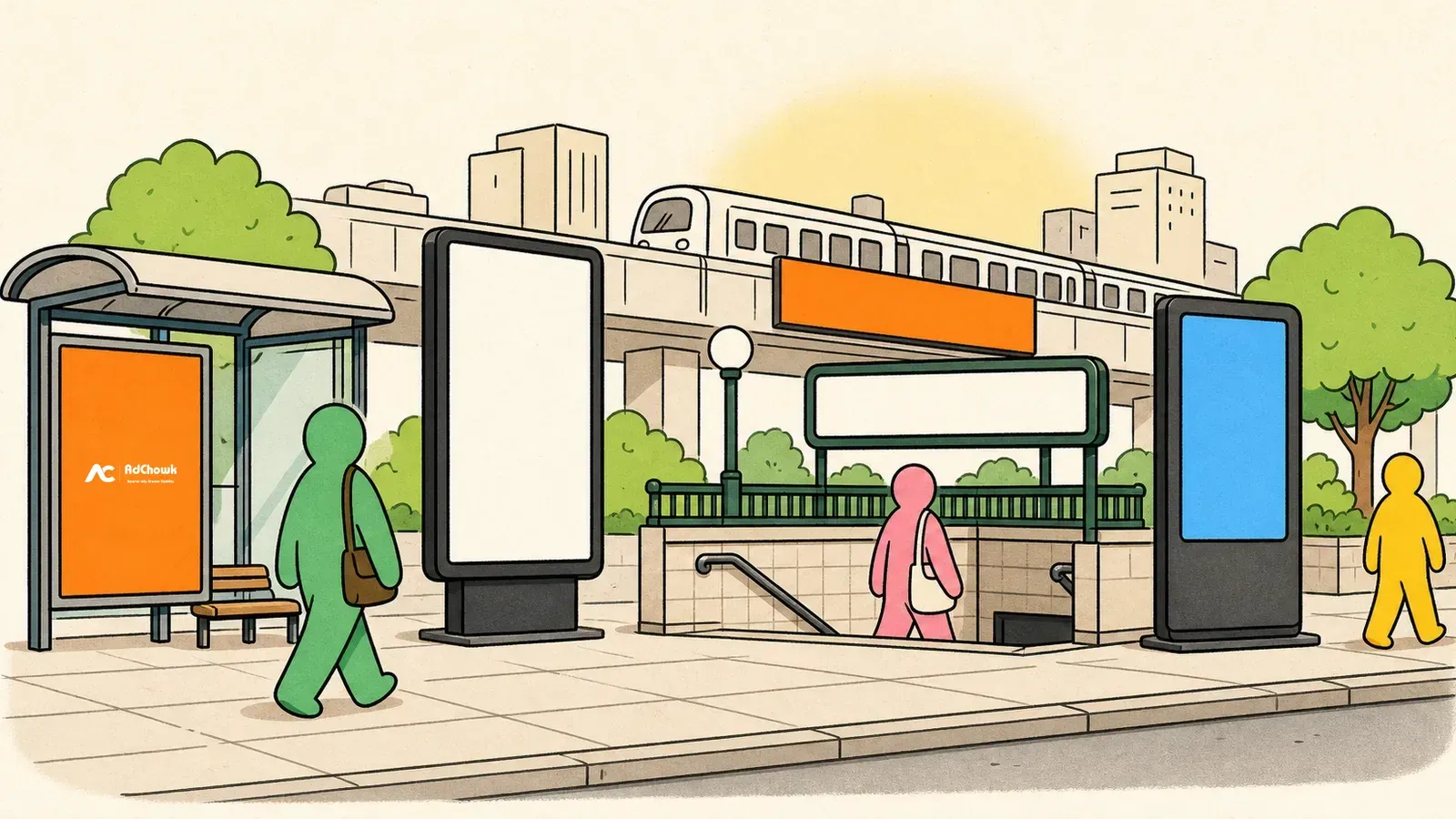 Metro Pillar Ads — Metro Advertising